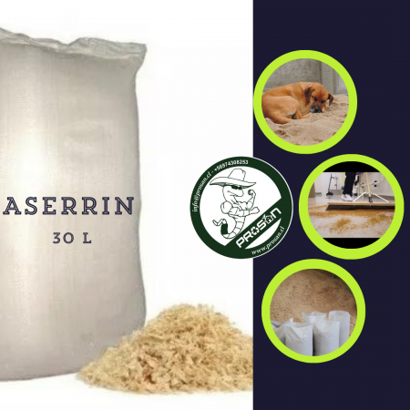 Aserrín en sacos de 30 litros 45x75cm - 10kg